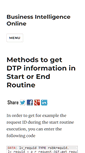 Mobile Screenshot of businessintelligenceonline.com
