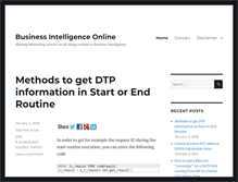 Tablet Screenshot of businessintelligenceonline.com